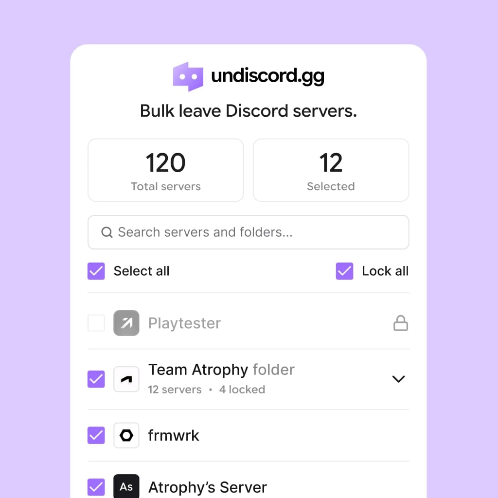 Discord web app open in browser showing Playtester server with multiple servers in sidebar